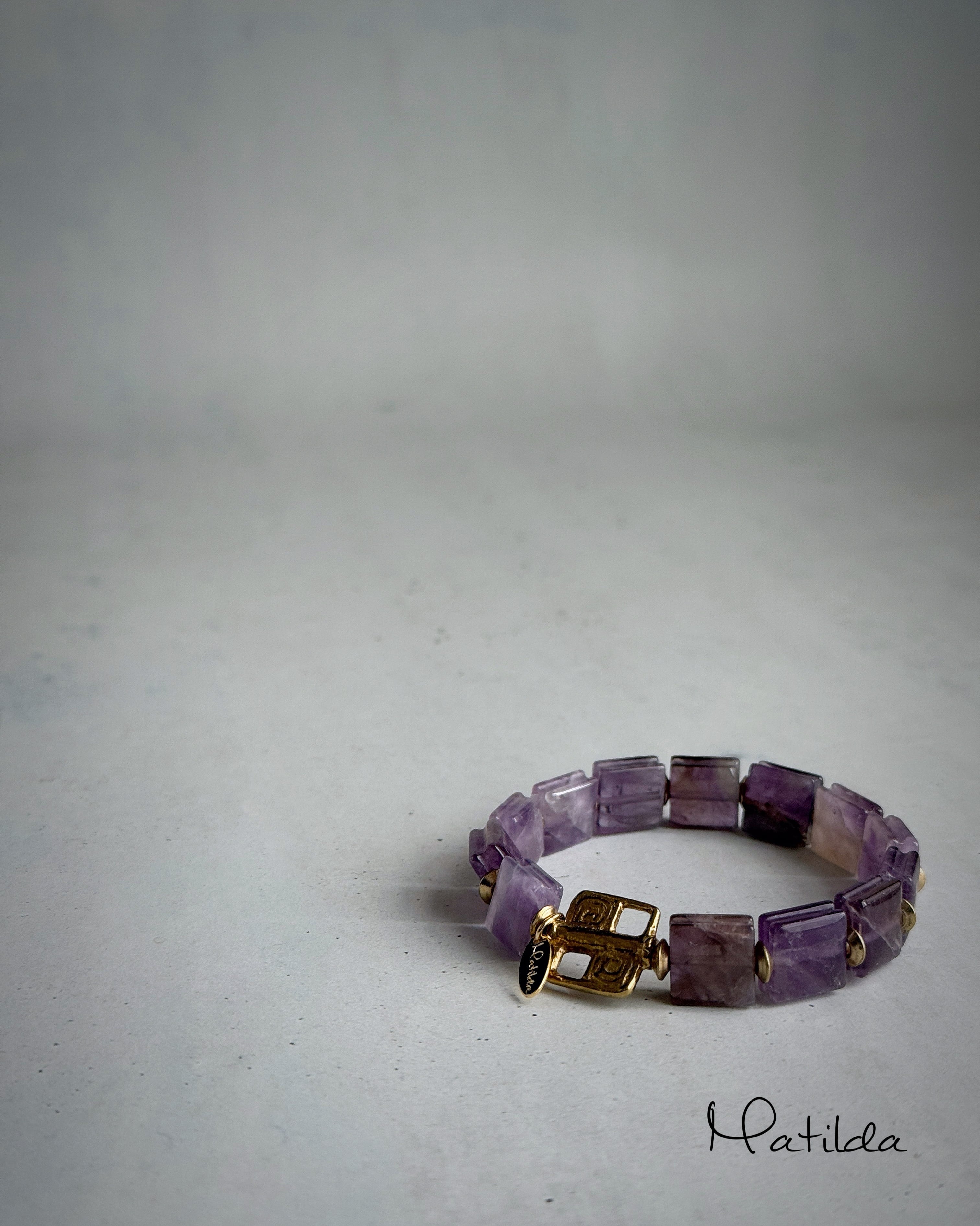 tumble bracelet(アメジスト)