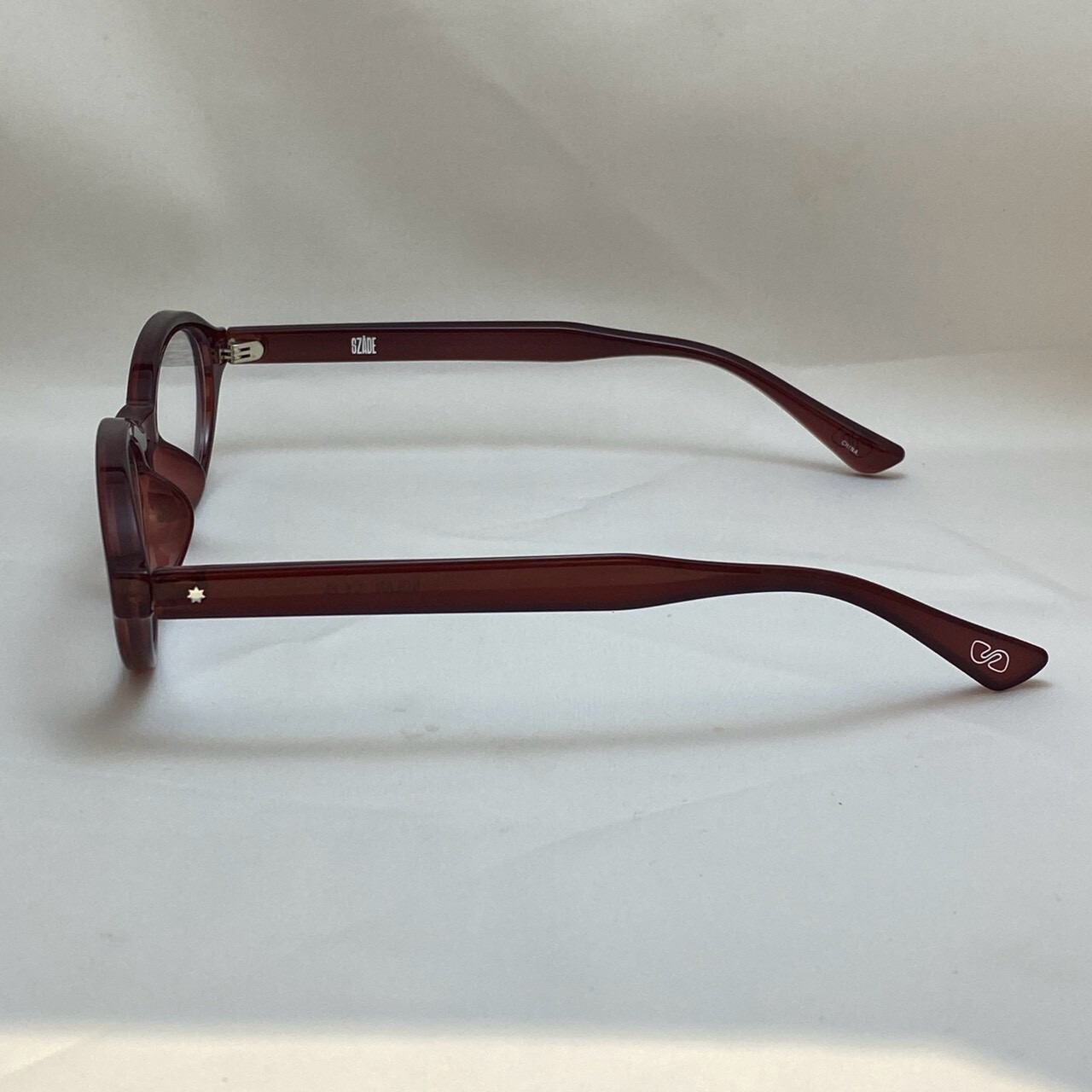 SZADE サングラス NOLAN wild cherry / clear blue light