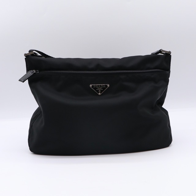 PRADA ナイロンショルダーバッグ ナイロン   ブラック　プラダ
