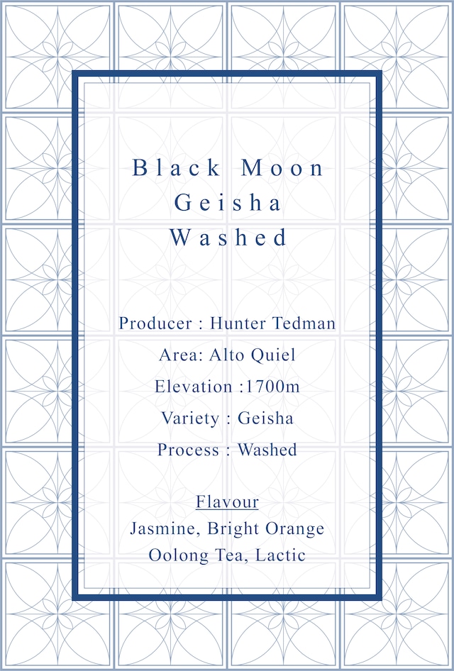 Black Moon Geisha Washed First