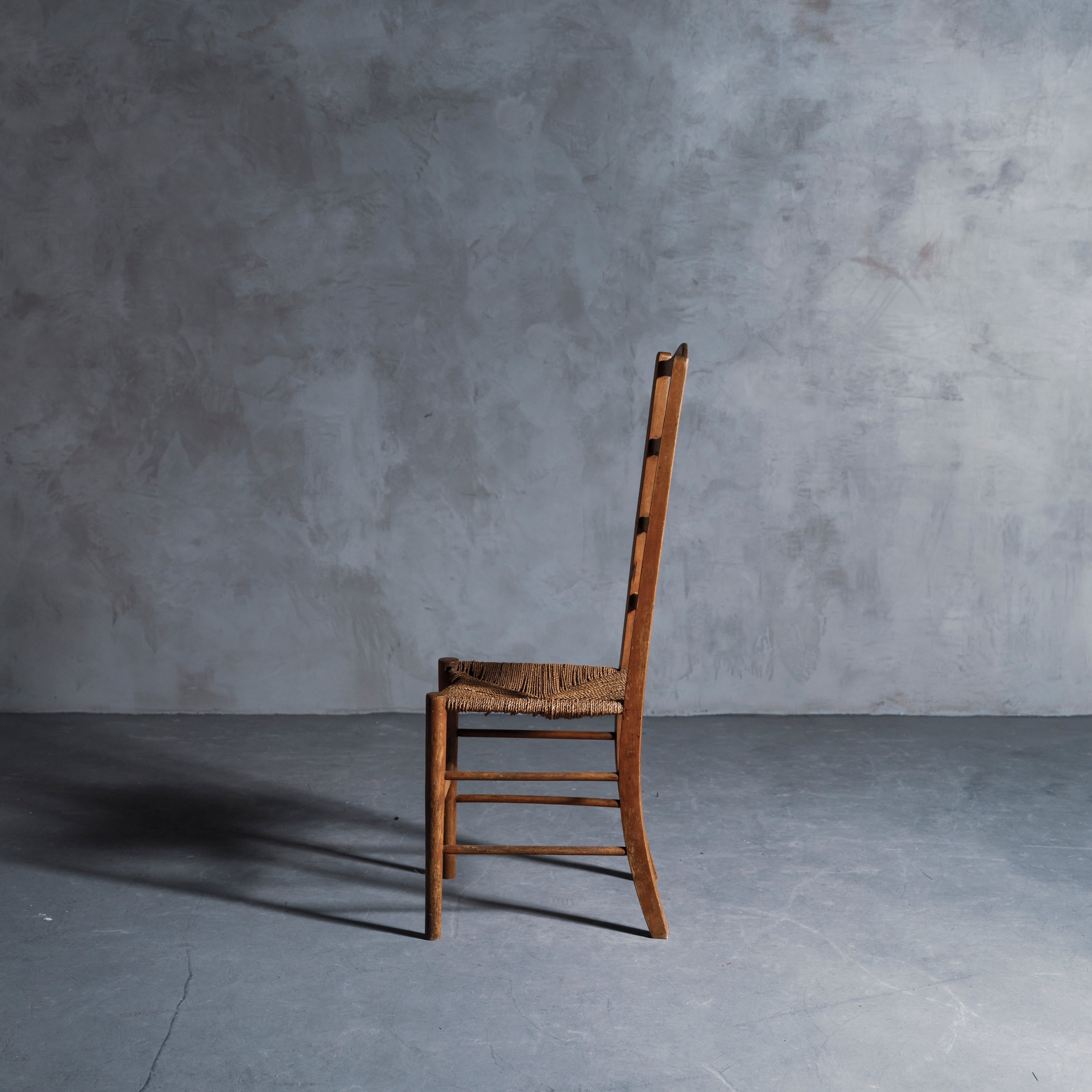 イギリス アンティーク 家具 ハイバック ラダー チェア 1960年頃 イギリス アンティーク 家具 ハイバック ラダー チェア 1960年頃