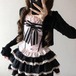 ゆめかわ♡アウター付き姫系フリルセットアップ　set92