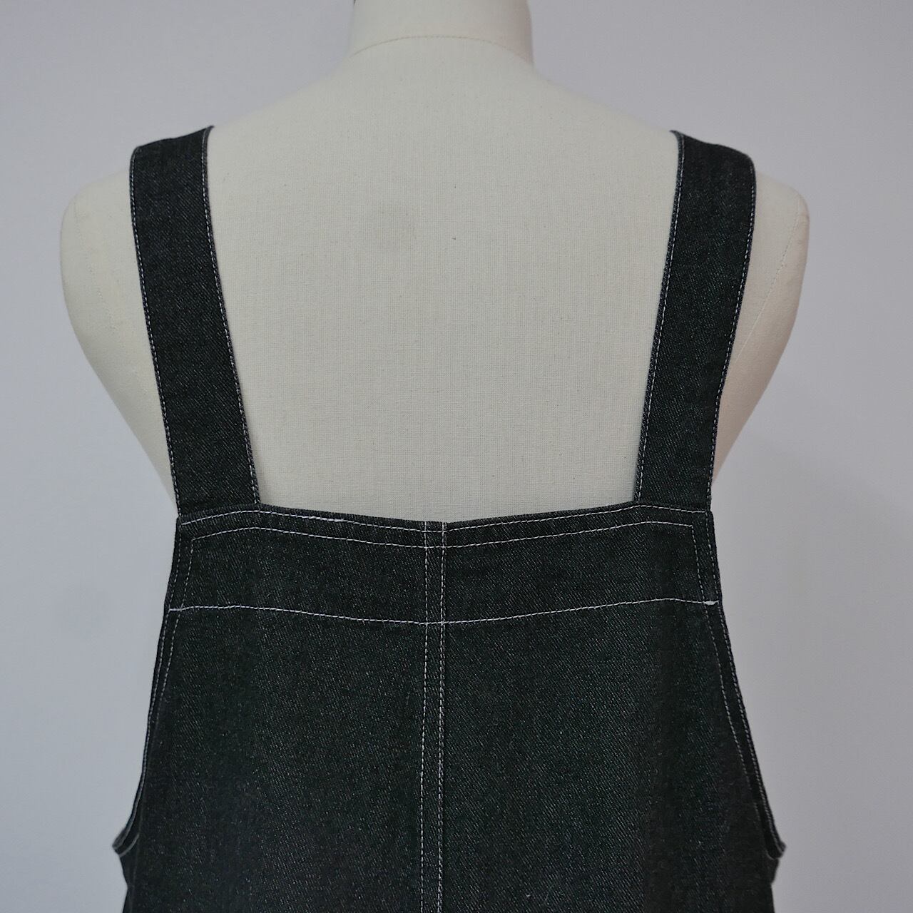 ハートデニムサロペット(ブラック) | LINKABLE