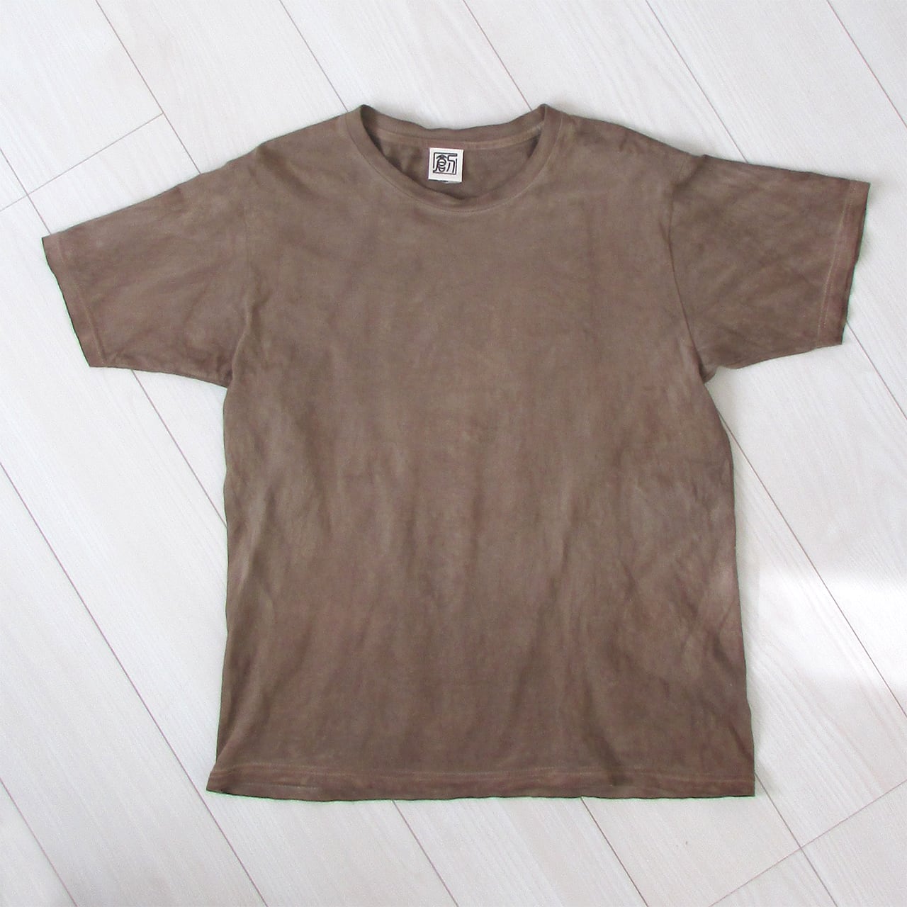 柿渋 Tシャツ Mサイズ 5.6オンス 鉄媒染 | 前田創作工房 BASE店