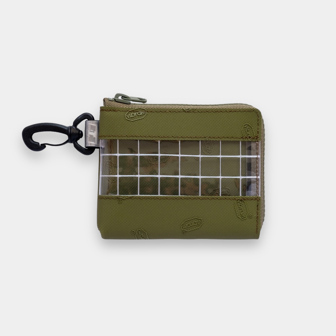 vibram Lzip wallet (khaki×clear)
