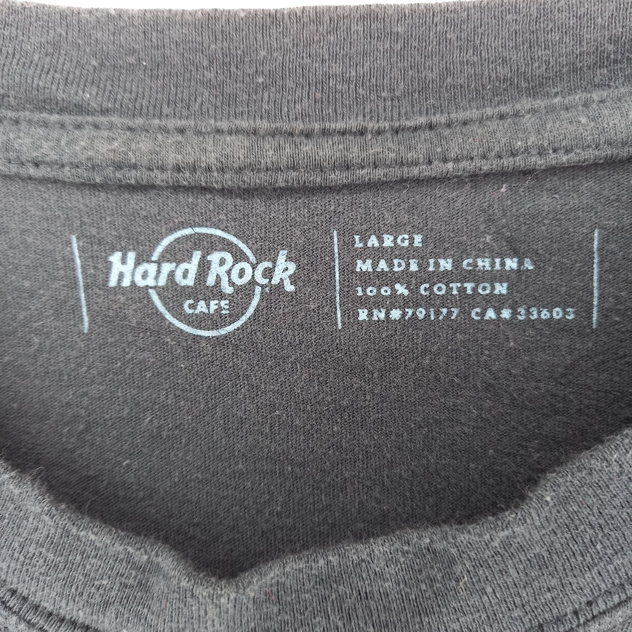 90s　HARD ROCK CAFE　半袖　プリントTシャツ　バンドT　L