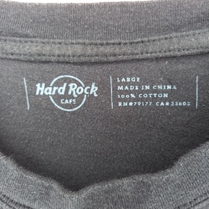90s　HARD ROCK CAFE　半袖　プリントTシャツ　バンドT　L