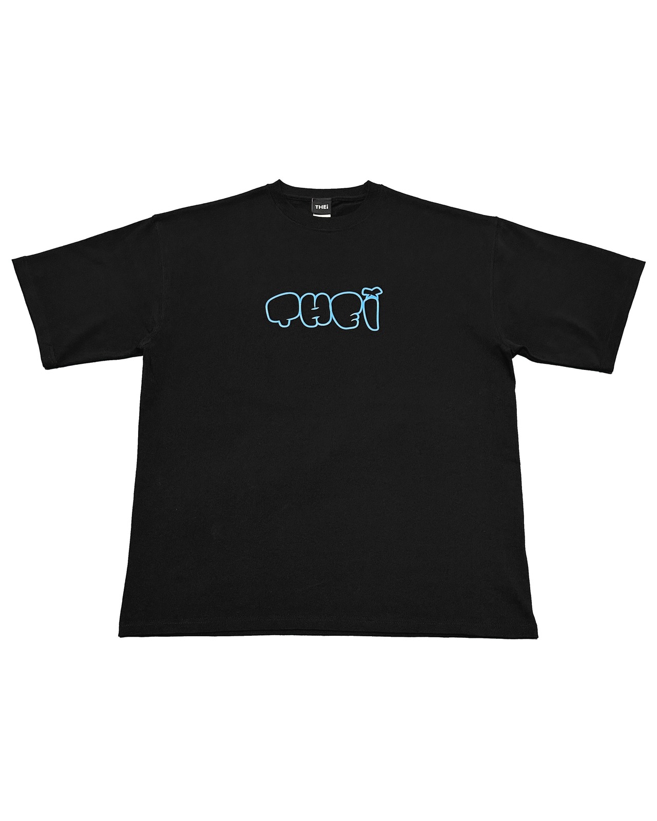 BUBBLE MAGNUM WEIGHT BIG SILHOUETTE T-SHIRT - BLACK