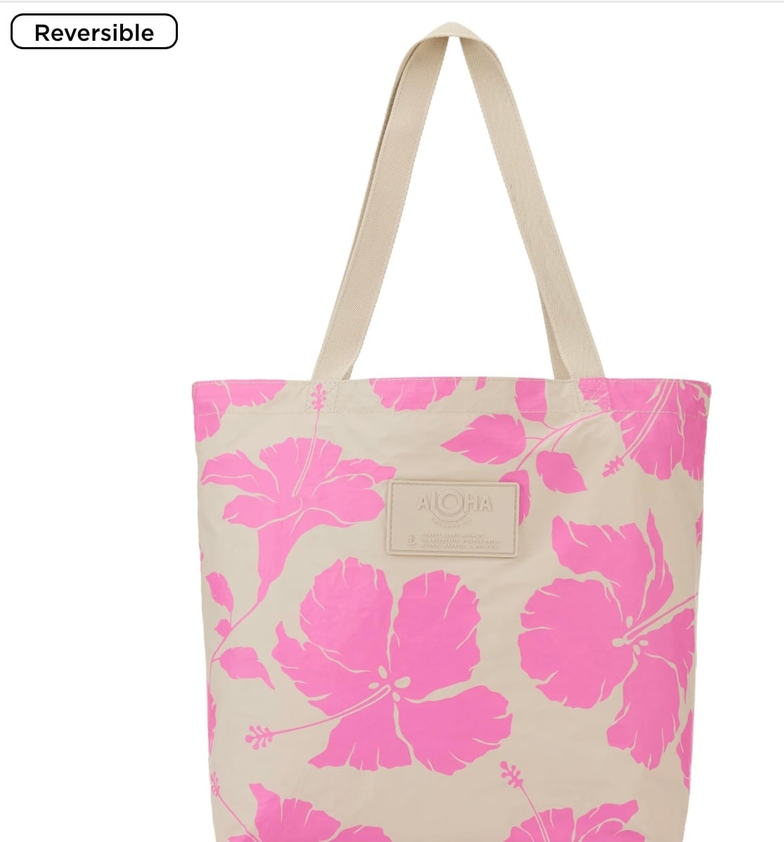 ALOHA COLLECTION REVERSIBLE TOTE Salina | AQUA TREE