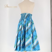 フラダンス 衣装 パウスカート ブルー系 MuuMuuMama ハワイアンプリント アロハ フラ ダンス レッスン 練習 ハワイアン シングル スカート さわやか 鮮やか 華やか 上品 おしゃれ かわいい ホワイト系 グリーン系 パープル系 オレンジ系 水色 白 緑 黄緑 紫 橙 動きやすい かわいいデザイン 青系 エレガント 夏用 フラダンス用 リゾート用 カジュアル トロピカル