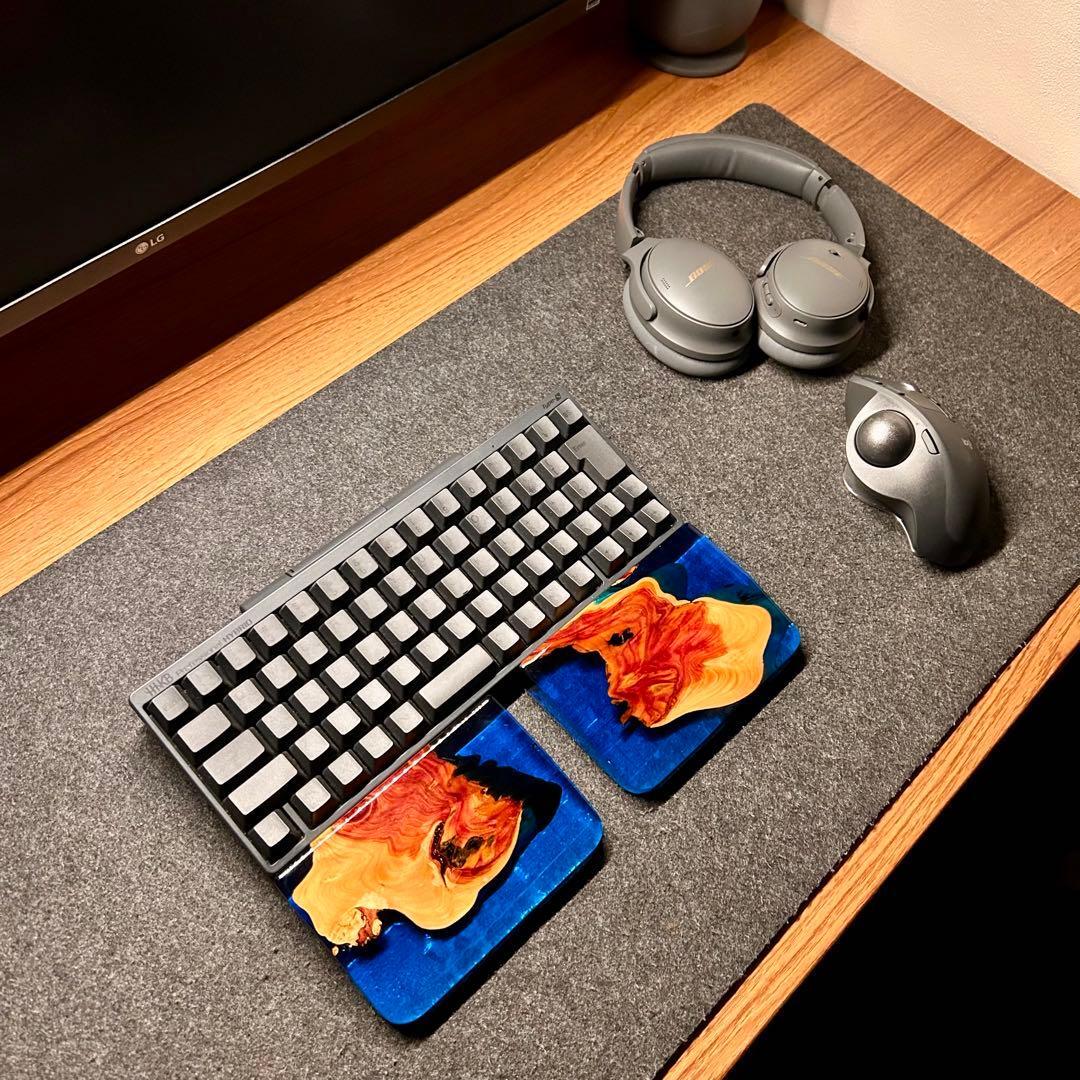HHKB アームレスト パームレスト リストレスト マウスパッド 木製 無垢