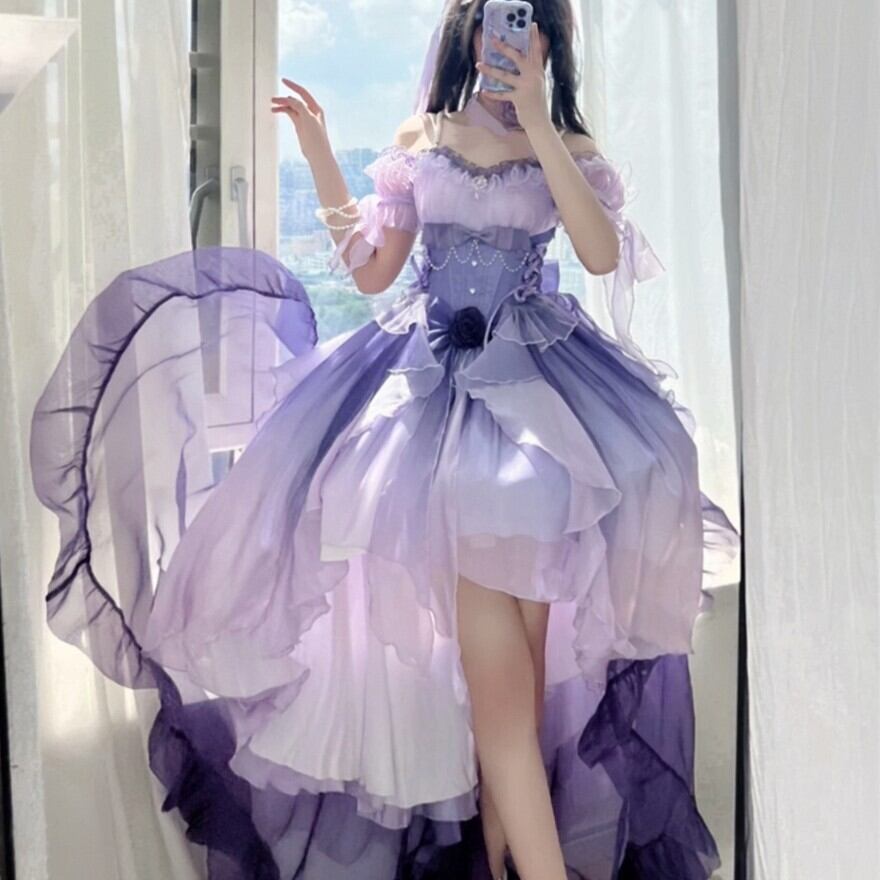 ロリータファッション 姫ロリオフショルドレス | ロリィタデビューを