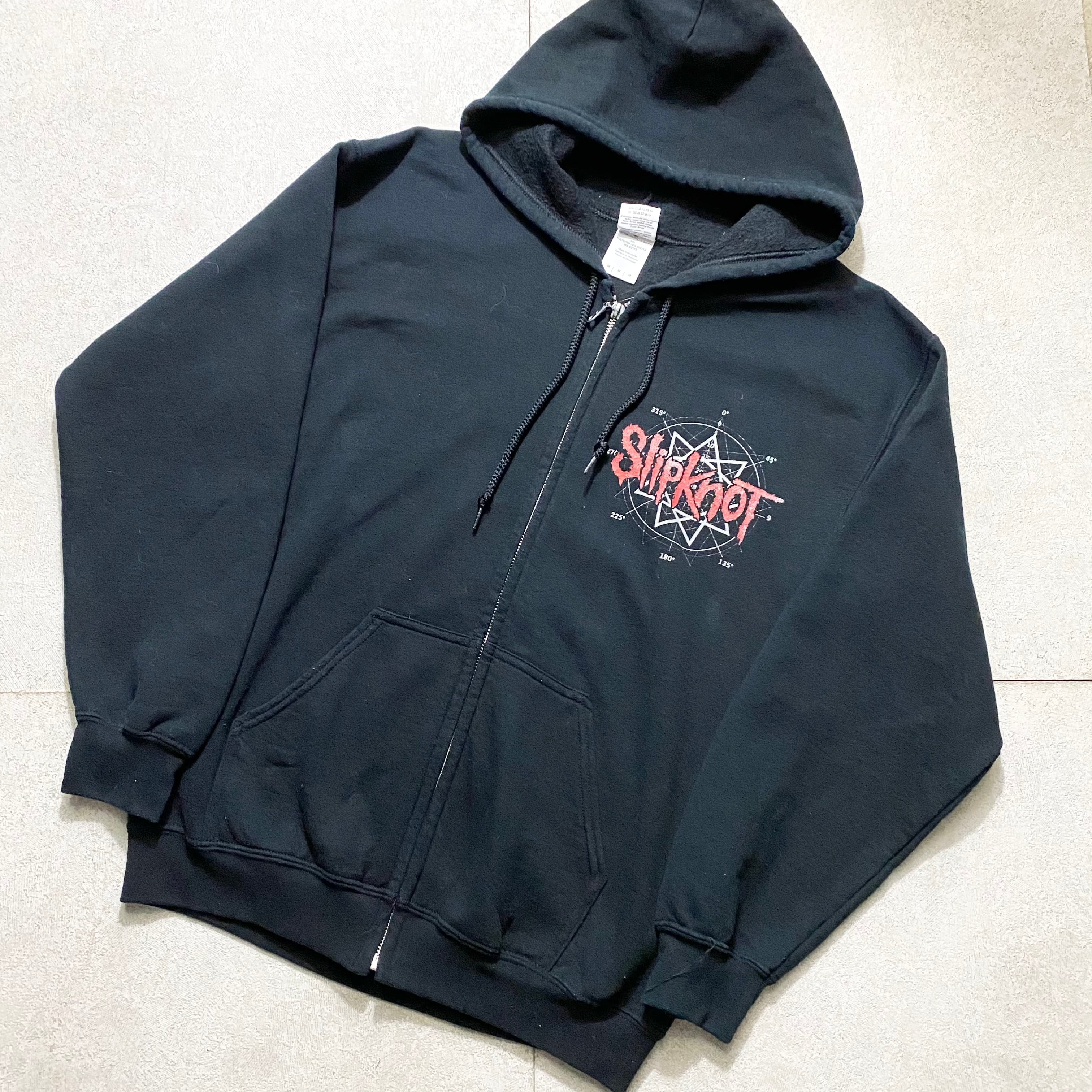 old SLIPKNOT zip-up music sweat parka “.5 the gray chapter” | NOIR