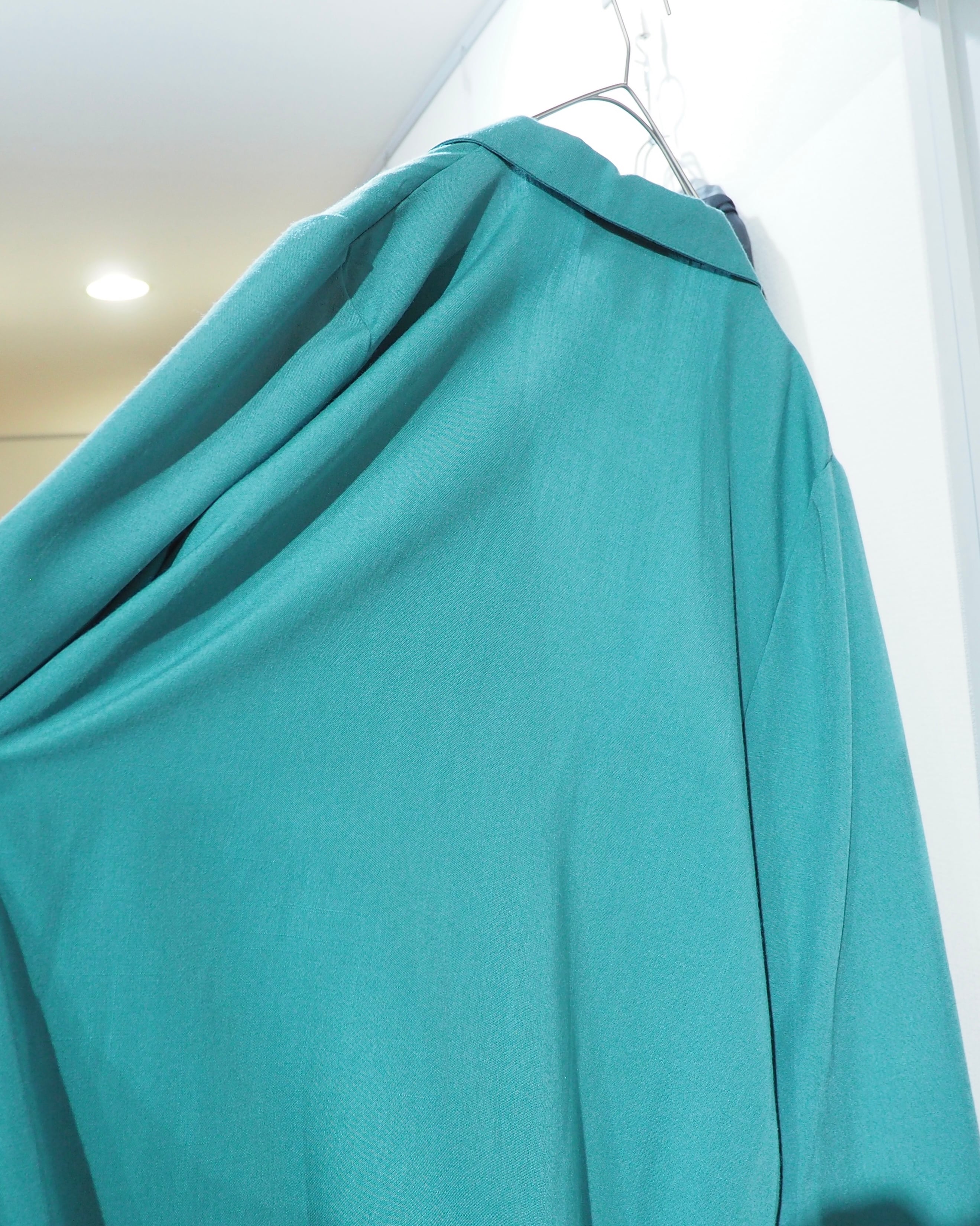 1990s " SAGHARBOR " Beautiful Turquoise Green Color vintage loose Easy jacket