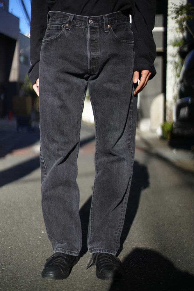 Levis 501 Black [Levis 501-0660 Made in Mexico] Vintage Black Denim Pants  W-33 L-32 | beruf powered by BASE