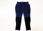 20SS 刺し子風インディゴドビーニッカーボッカーズ / Sashiko like indigo dobbie knickerbockers