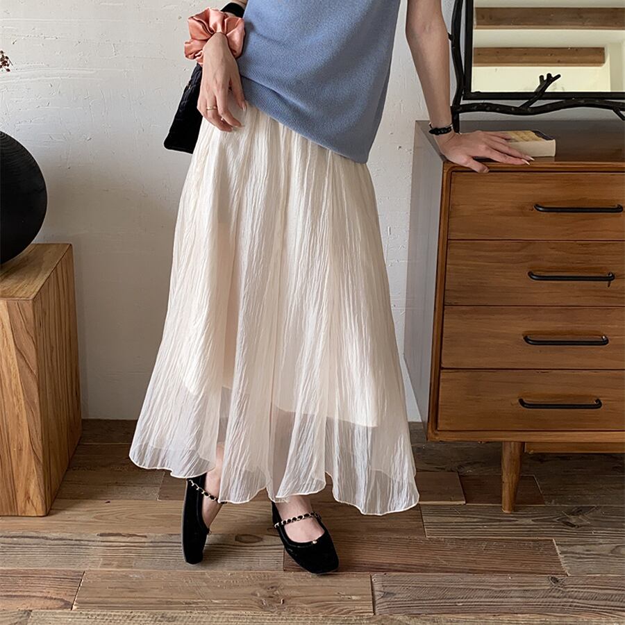 【bottoms】チュールスカート M33028