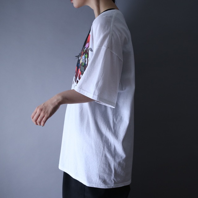 "ヒロアカ×ヴィラン連合" over silhouette good printed tee