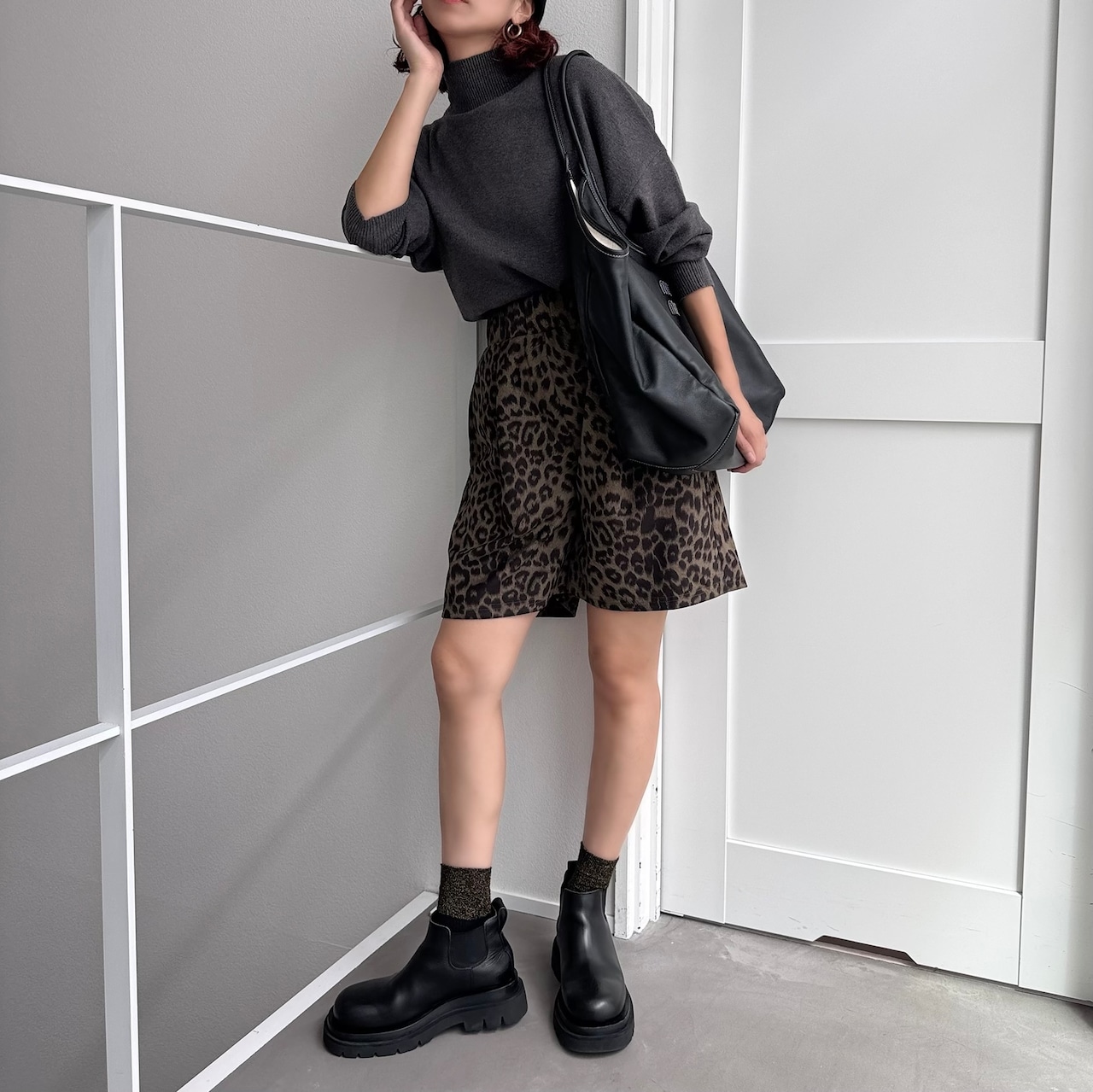 Leopard half PT/khaki