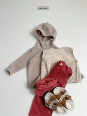 〖取寄〗韓国子供服 / 26winter / Digreen / ワッフルフーディー / キッズ / 冬服 *S~2XL*