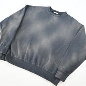 INTERIM / VINTAGE FADE BOTH V-GAZETTE SWEAT SHIRT