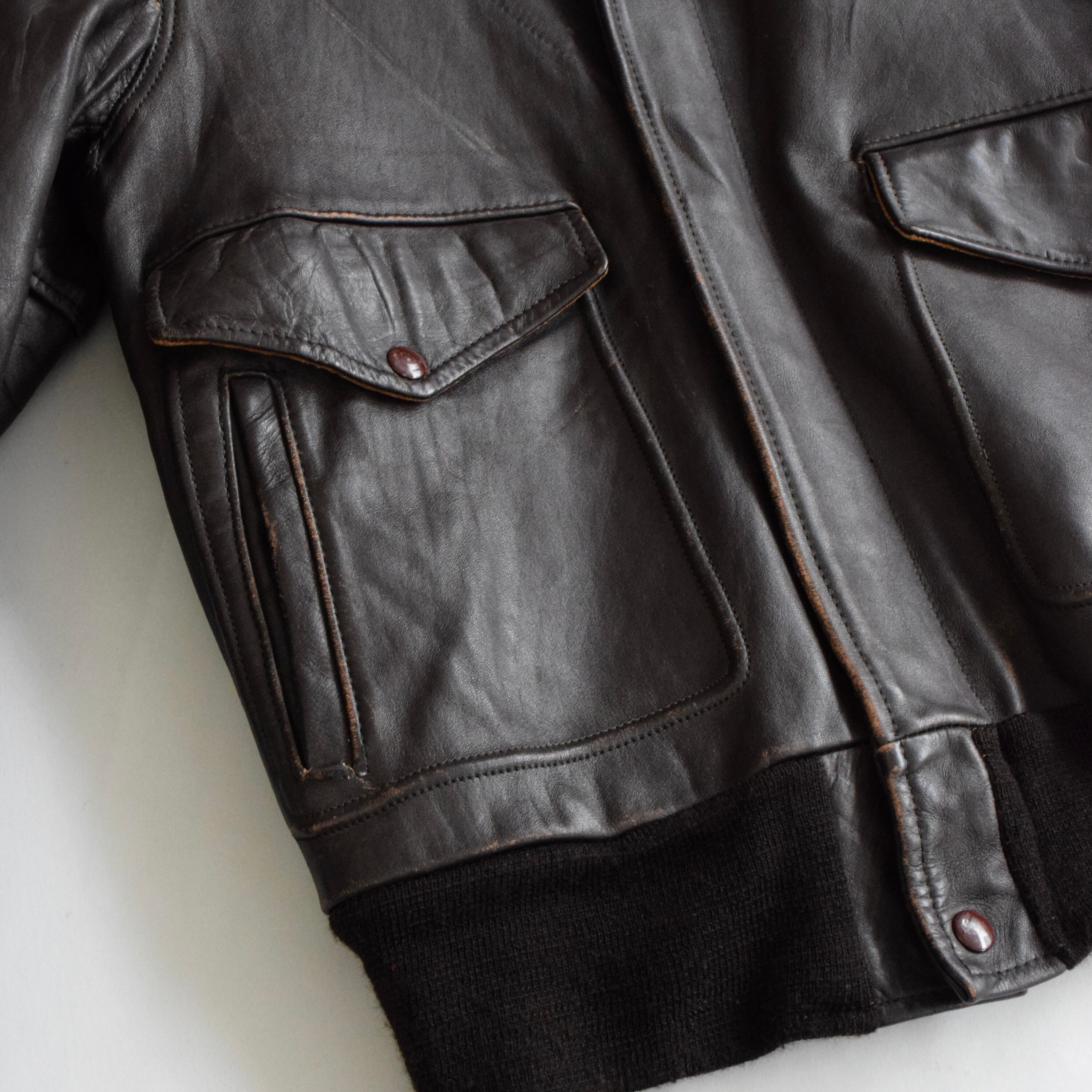 schott A-2レザージャケット　38 38サイズ schott ショット革ジャン Schott ショット A-2 レザー