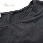 社交ダンス 衣装 トップス Tシャツ ブラック系 チャコット Chacott 日本製 黒 練習 レッスン 伸縮 ストレッチ レース バレエ かわいい ダンス衣装