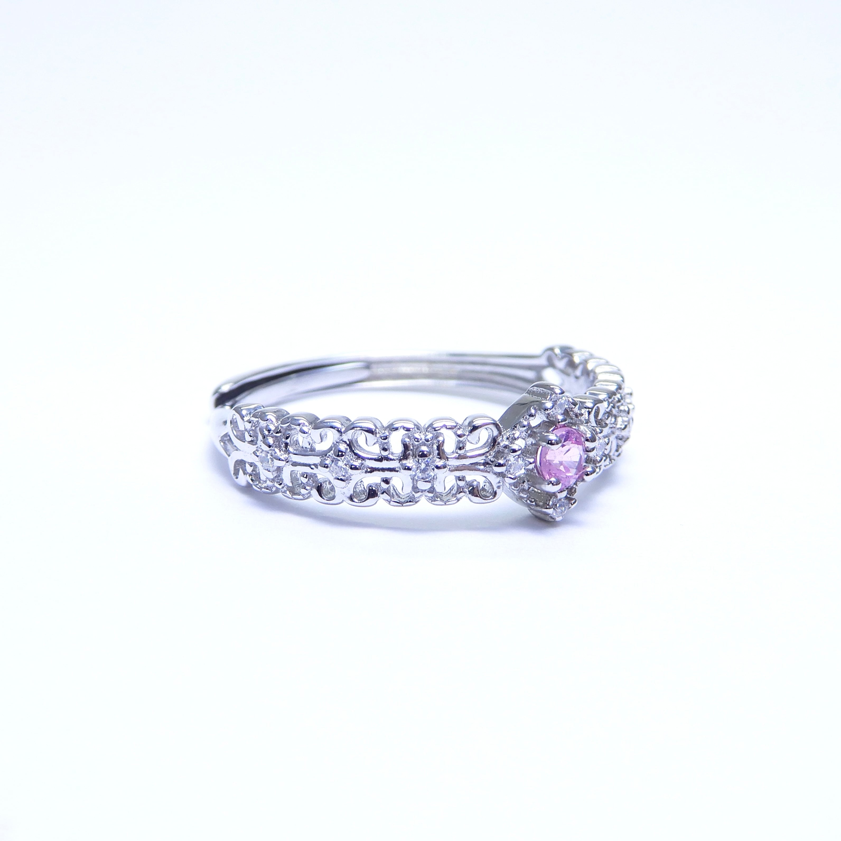 リング♦︎シルキーサファイア♦︎WGカラー《0032》