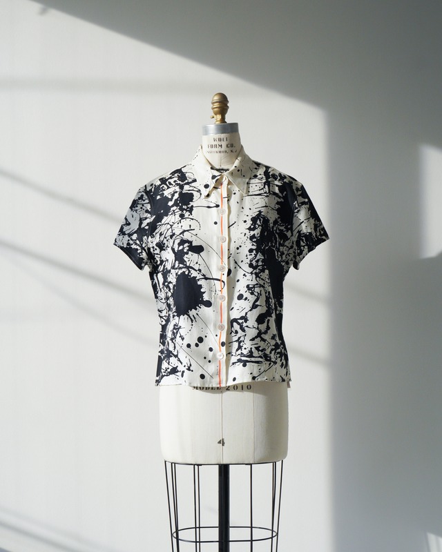 Art printed shirt〈Hermès by martin margiela〉