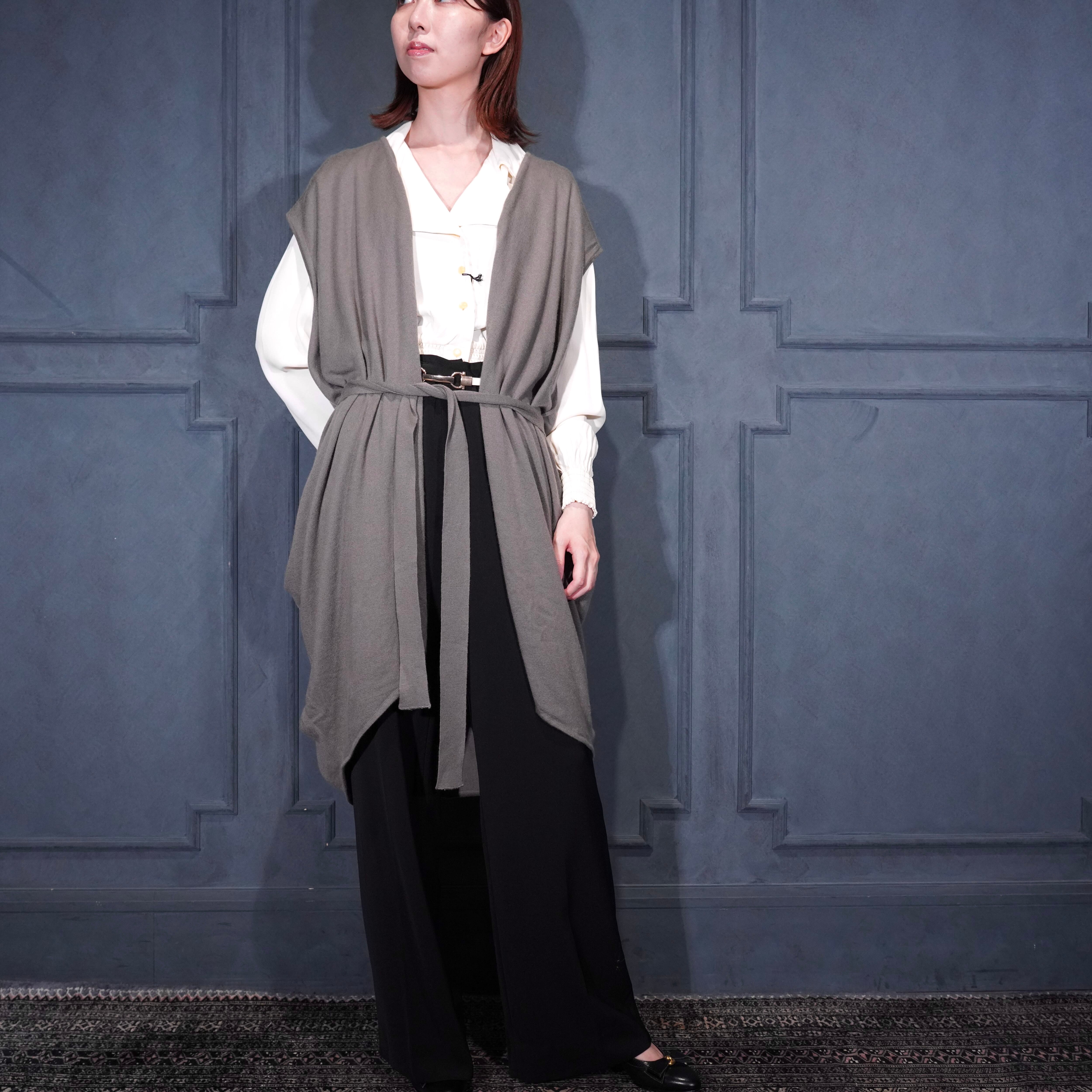 DEAD STOCK Max Mara DEFORMATION DESIGN CASHMERE SILK KNIT LONG