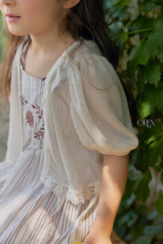 【6/11〆予約】<OREN> Chacha linen cardigan