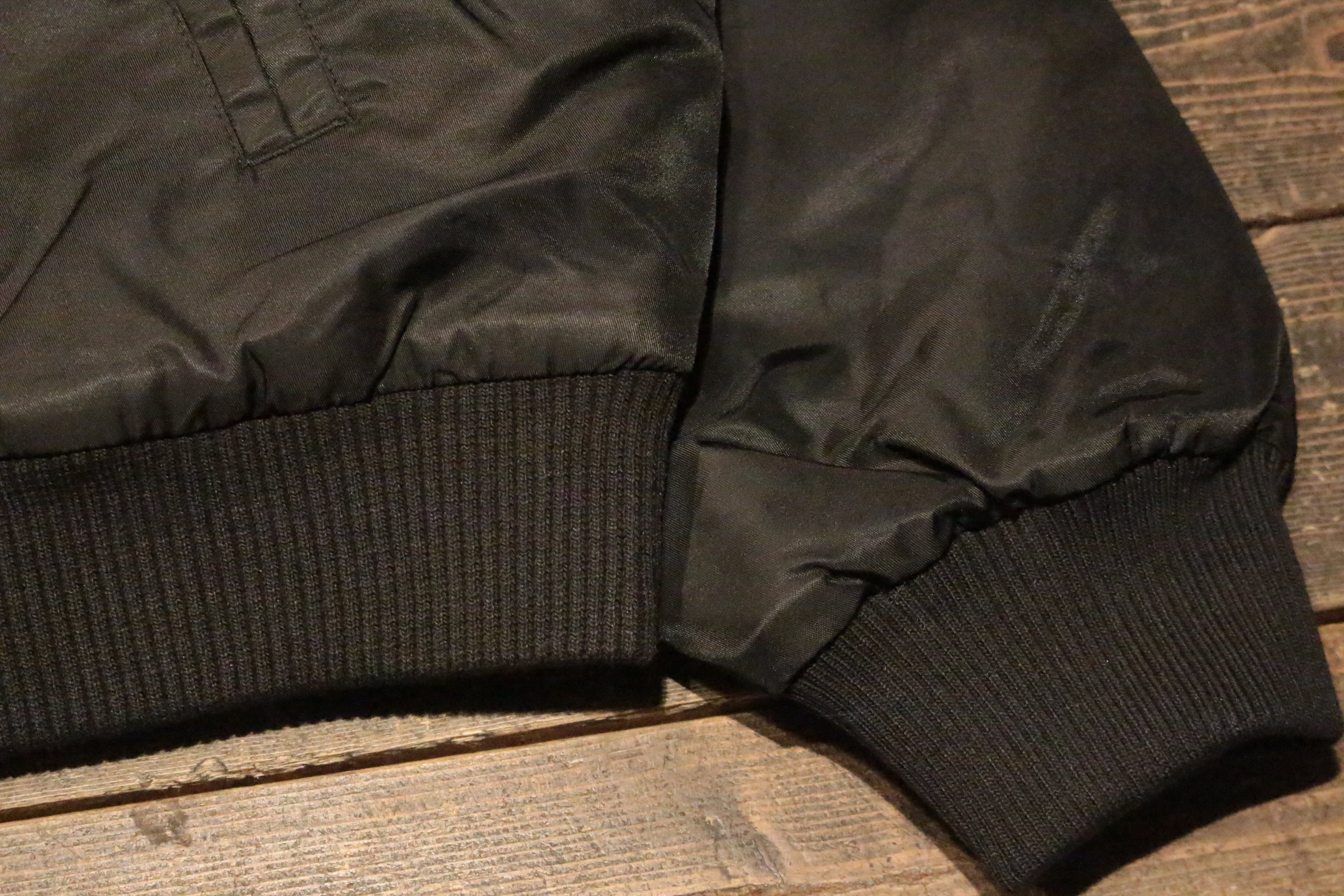 HIDE AND SEEK】Stadium Jacket (25aw) -BLACK (ハイドアンドシーク