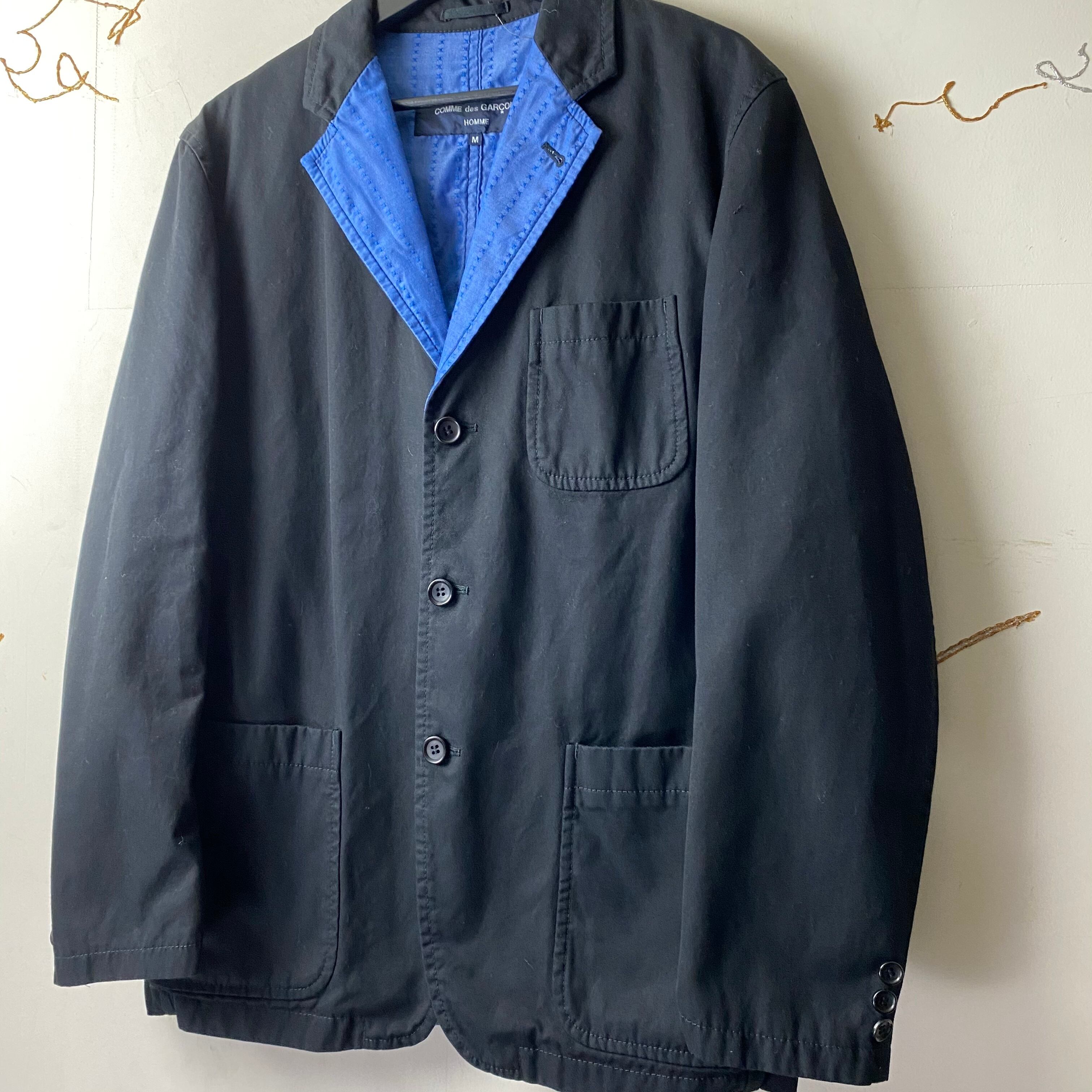 AD2003 COMME des GARCONS HOMME reversible tailored jacket | NOIR 