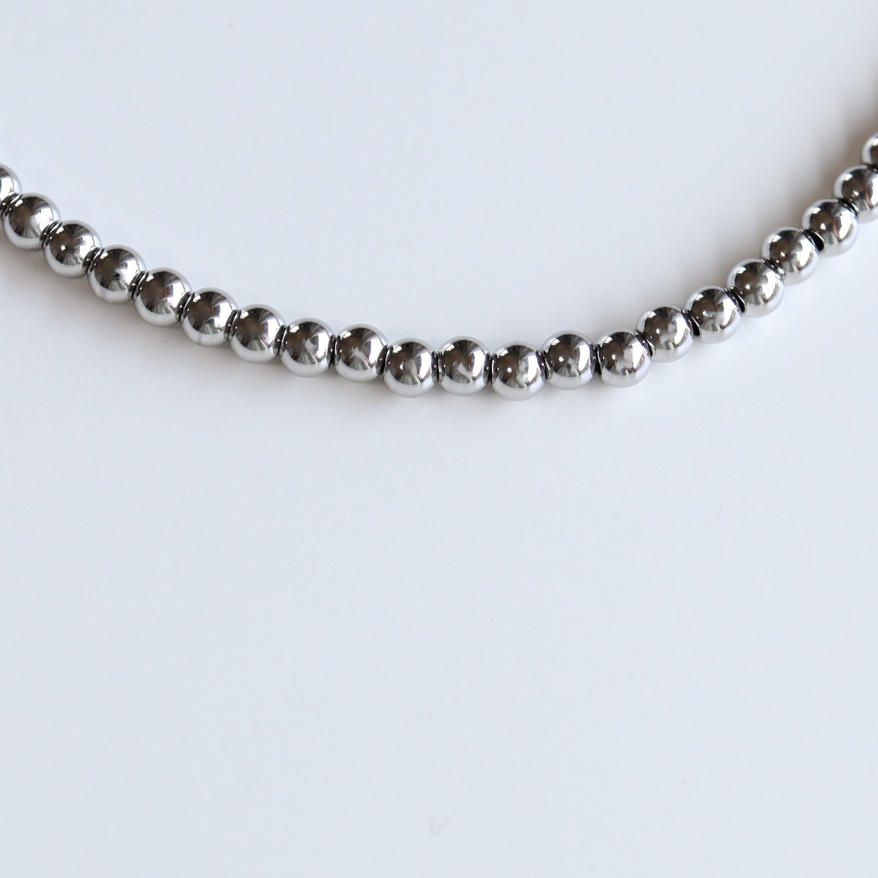 7/3(金)21時新作発売* stainless ボールチェーン ネックレス