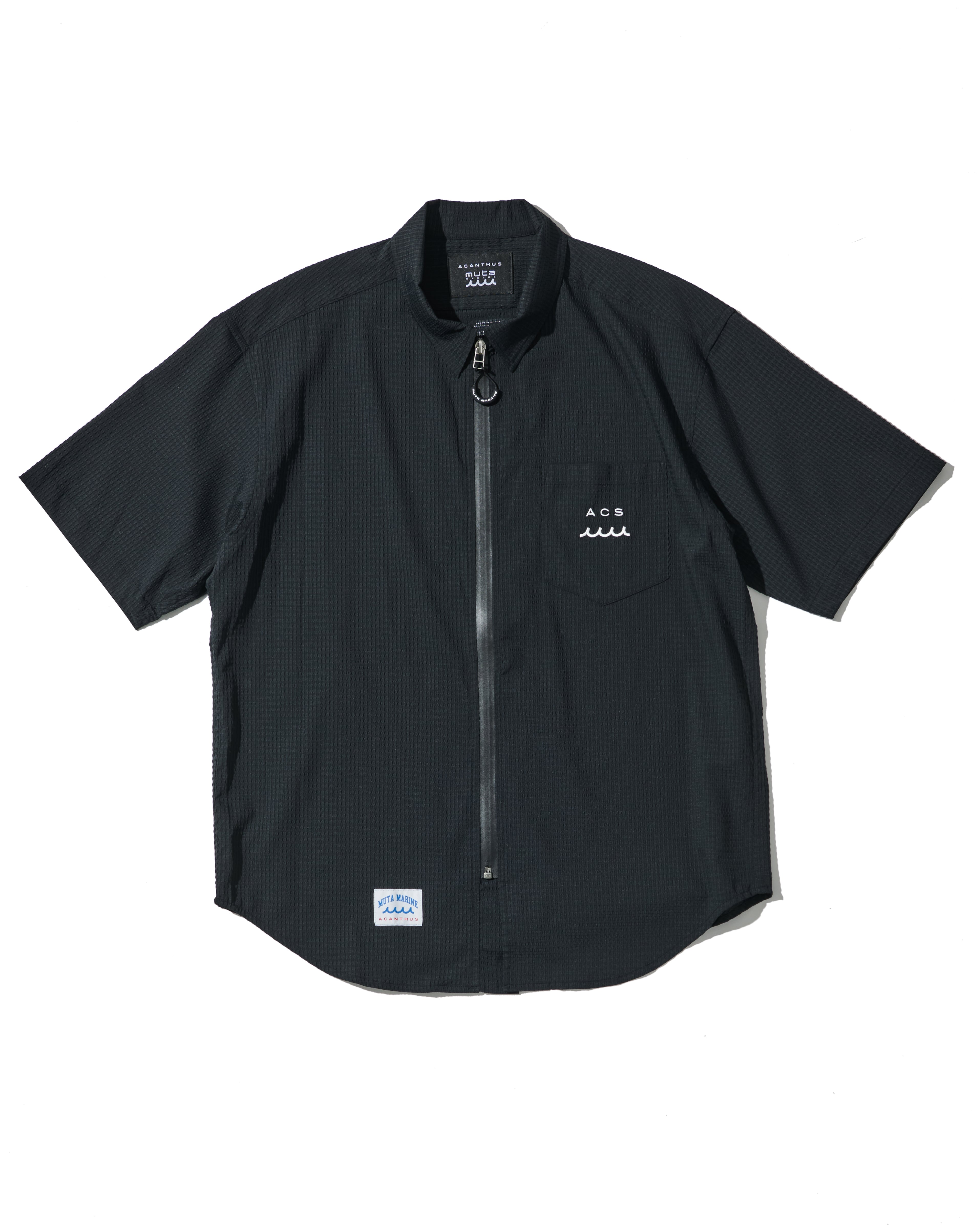 muta MARINE × ACANTHUS ジップアップ 半袖シャツ | ACANTHUS ONLINE STORE