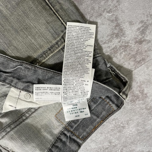 【W33 L34】 japan levi's 先染ブラック リーバイス 569 詳細写真8