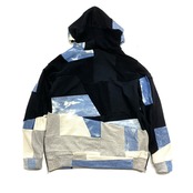 【hoodie14】 Remake Hoodie Gray×black
