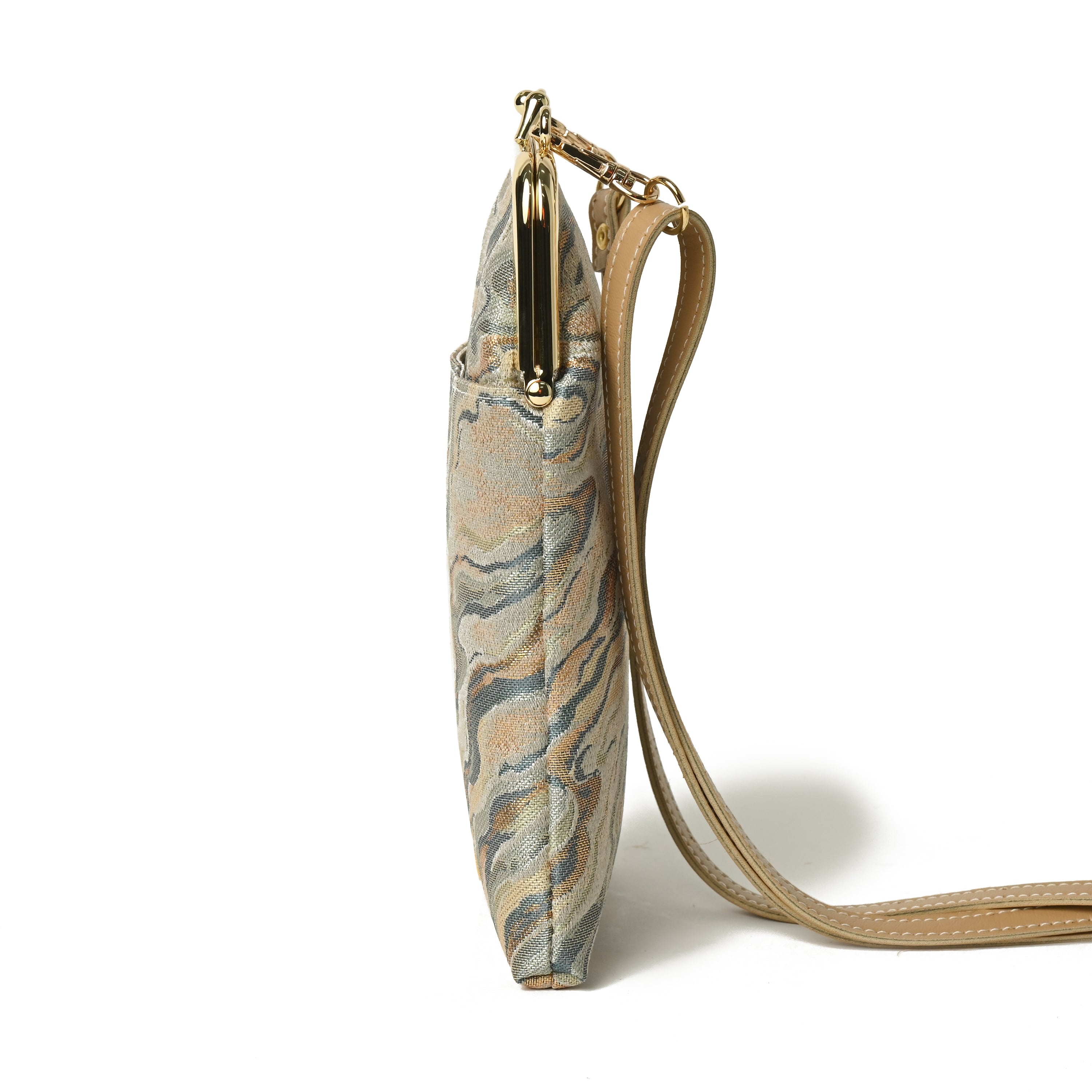 西陣織ショルダーバッグ MARBLE / NSS5 | Tomorrow Fabric