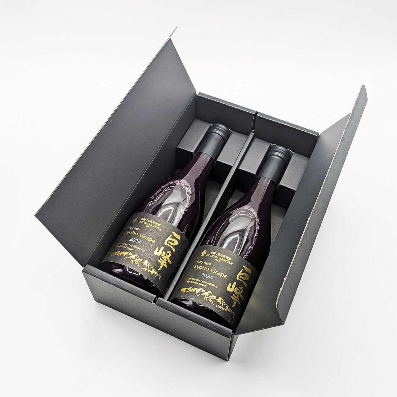 完熟巨峰100％搾り2本※長野県認証/農薬節減栽培（信州の環境にやさしい