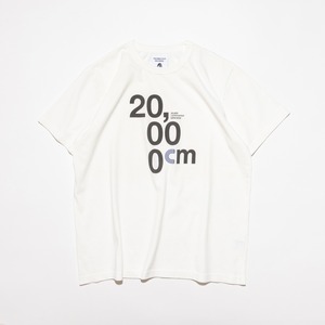 TACOMA FUJI RECORDS / Halftrack Products 20,000cm Tee designed by Hiroshi Ito (groovisions)