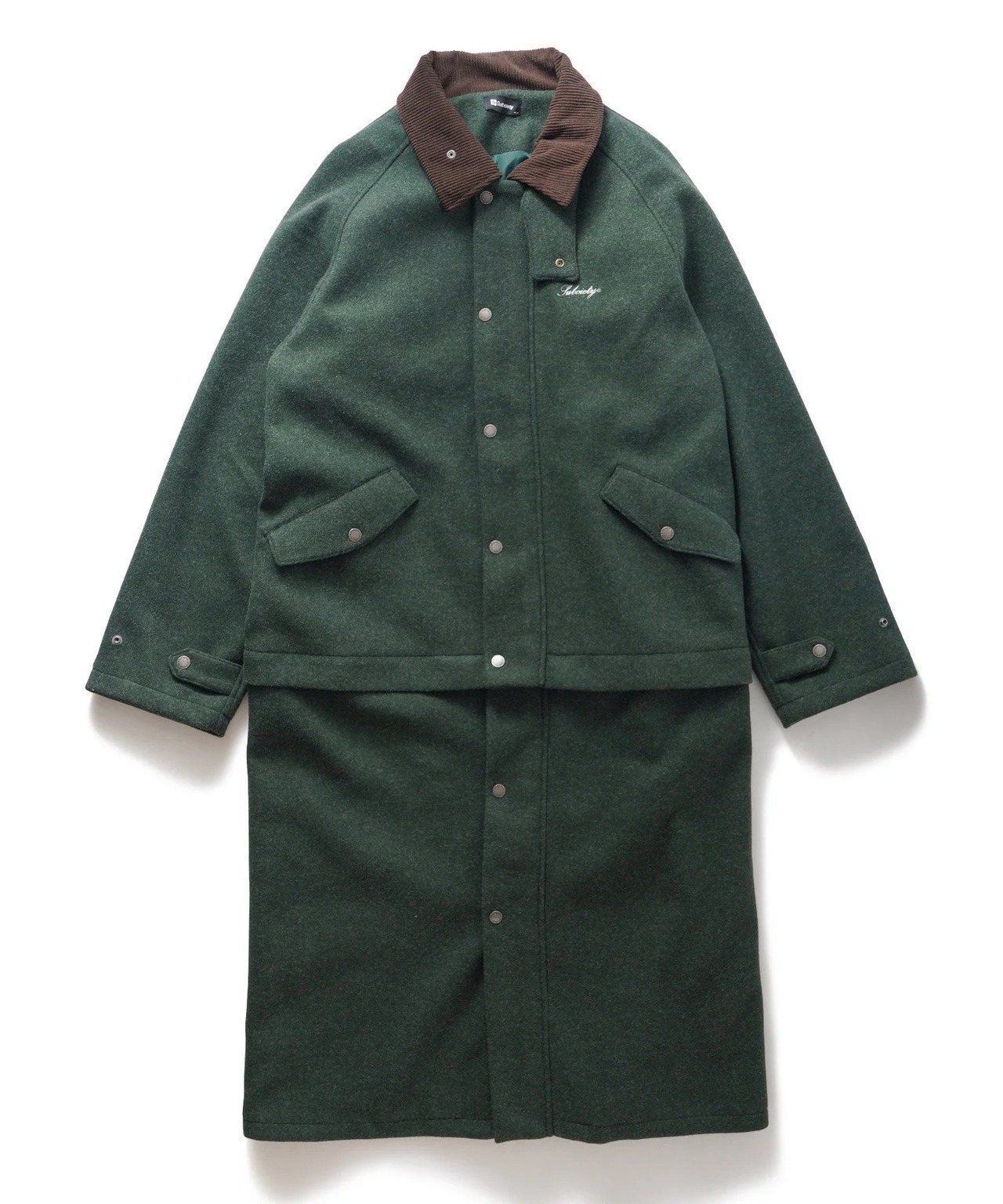 SUBCIETY / 2WAY HUNTING CORT JACKET / ハンティングジャケット / ハンティングコート / 105-62732 - 2