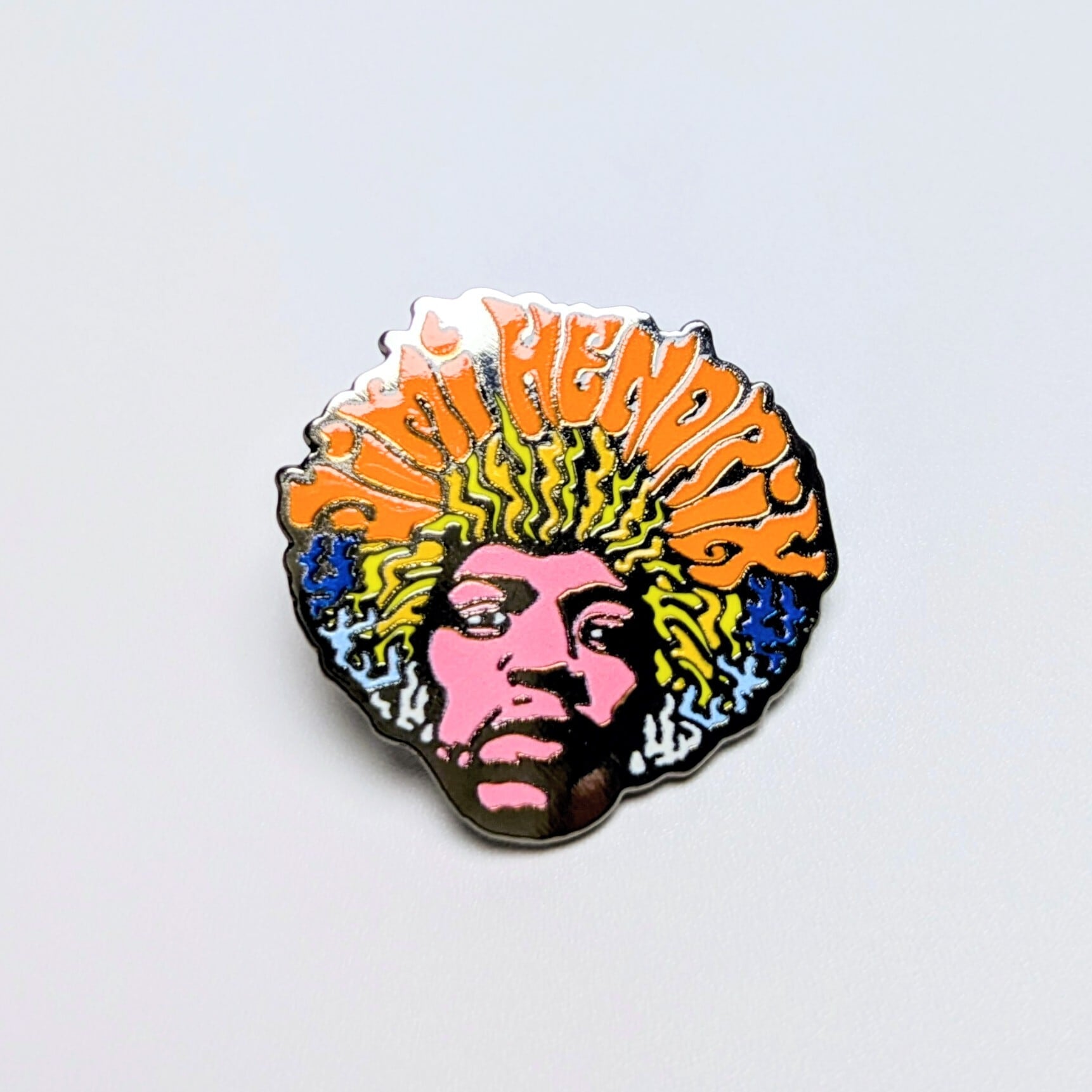送料無料! ★ピンズ PINS★ピンバッジ 【 Jimi Hendrix(ジミヘンドリックス)】 〚アメリカン雑貨 アメトイ〛