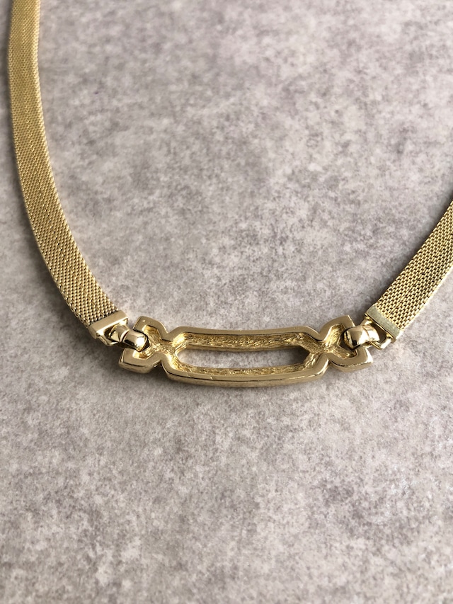 Christian Dior クリスチャン ディオール ネックレス ゴールド チョーカー vintage ヴィンテージ オールド kebexa