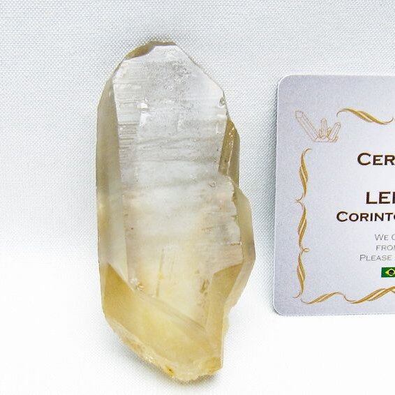 レムリアンシード シトリンクォーツ 原石 ブラジル ミナスジェライス州 コリント産 一点物 おまかせ便 171-7302