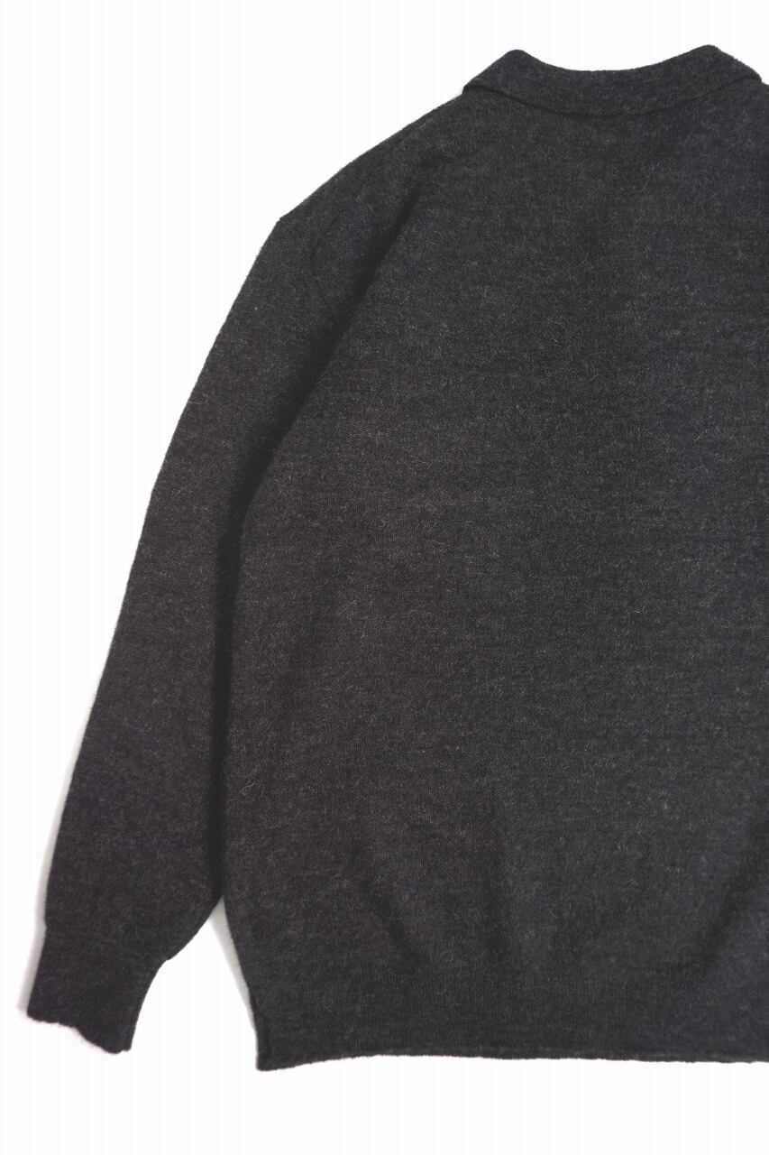 Alpaca Wool Smooth Knitted Polo
