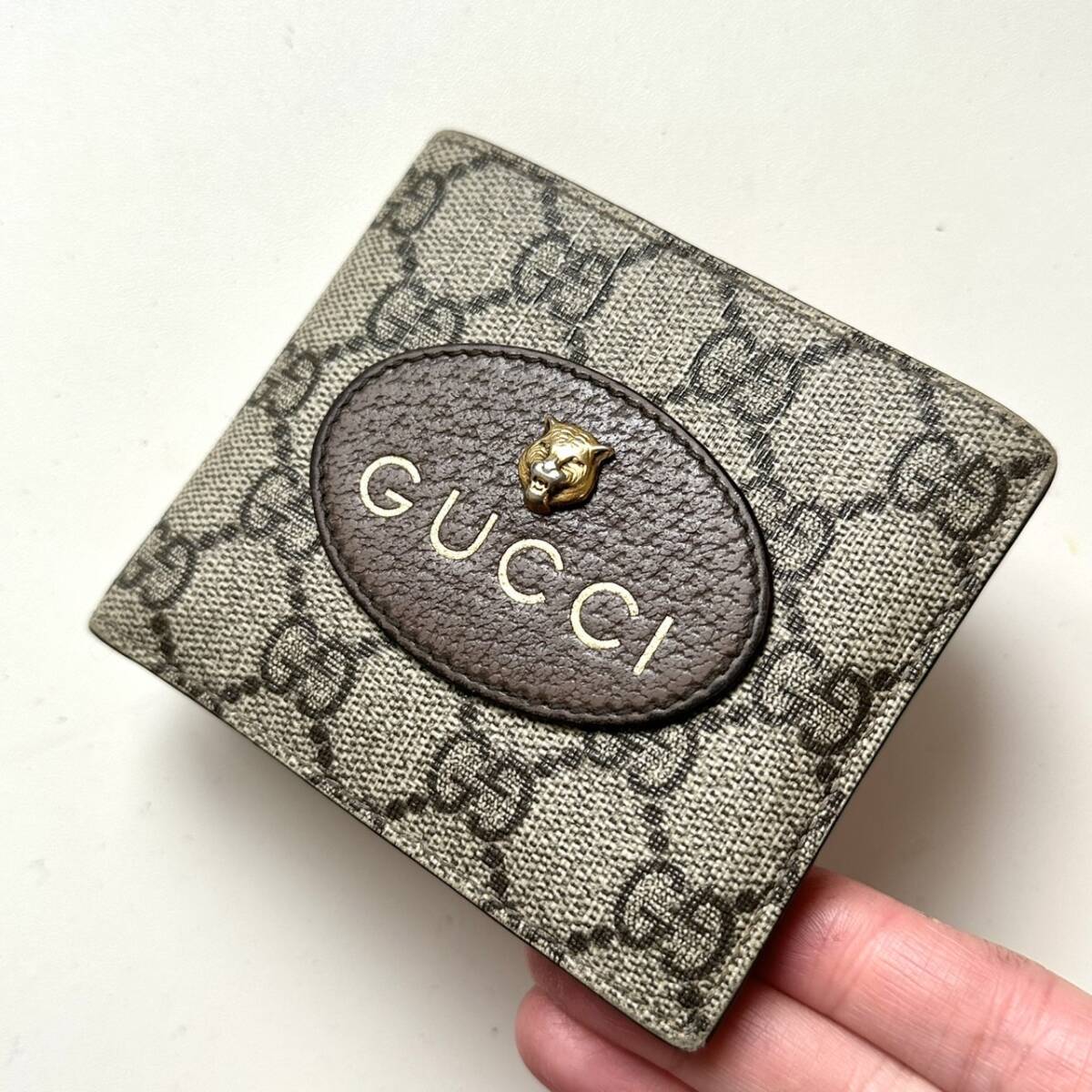 グッチ GUCCI 二つ折り財布 カードケース ネオヴィンテージ GG