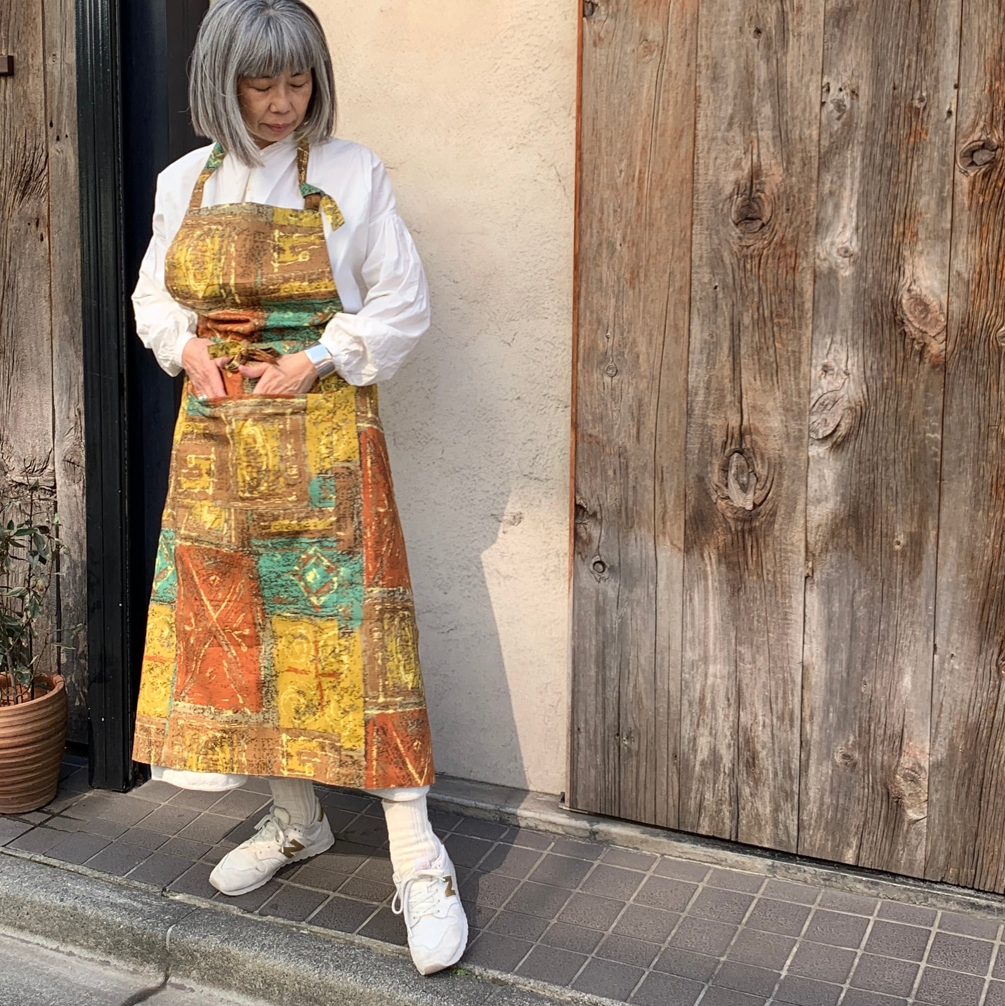 エプロン・三角巾 VINTAGE COTTON CANVAS APRON Men's Civil War Era Apron, Cotton Canvas, Surgeon, Butcher