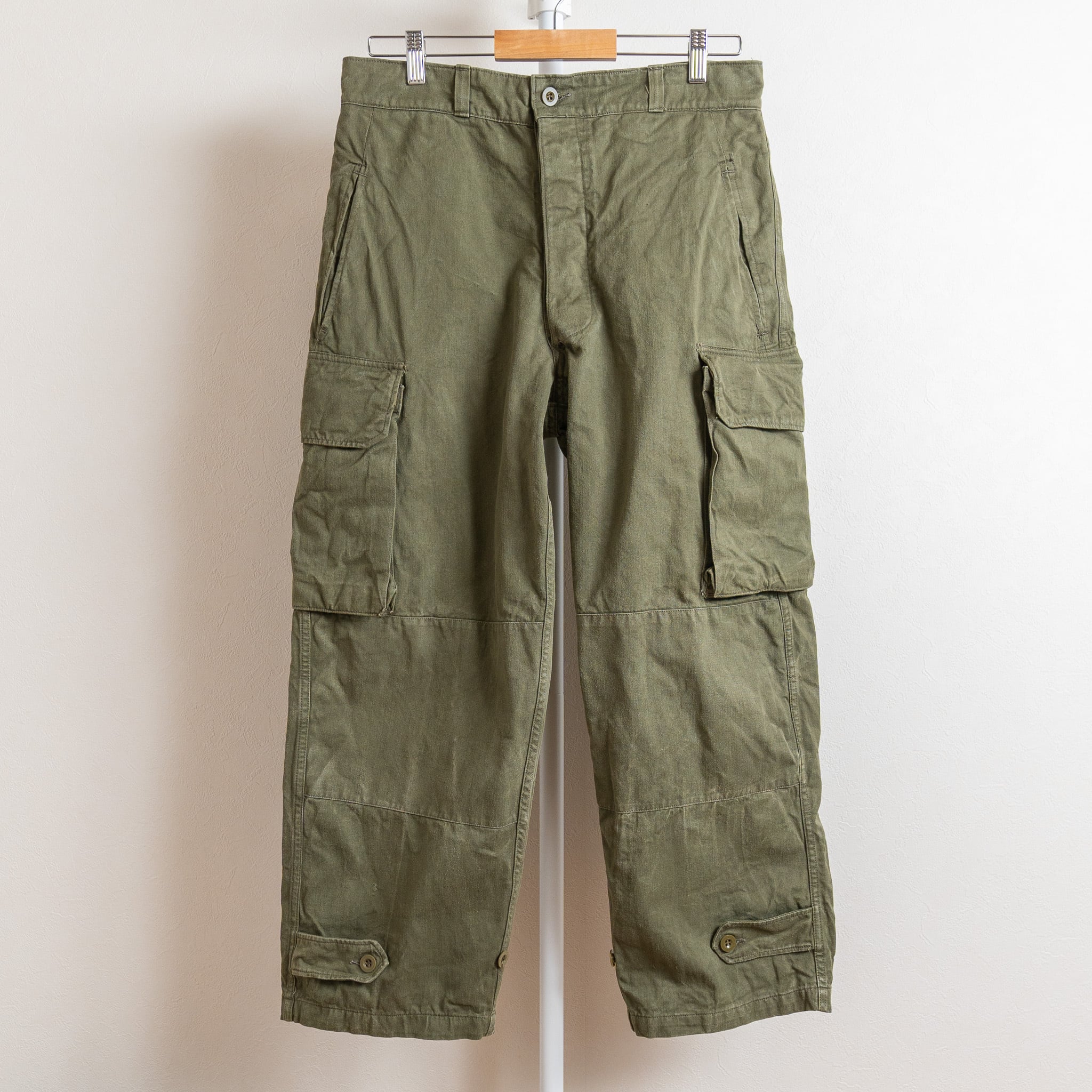 French Army M47 HBT Trousers 後期 Size13 - ワークパンツ