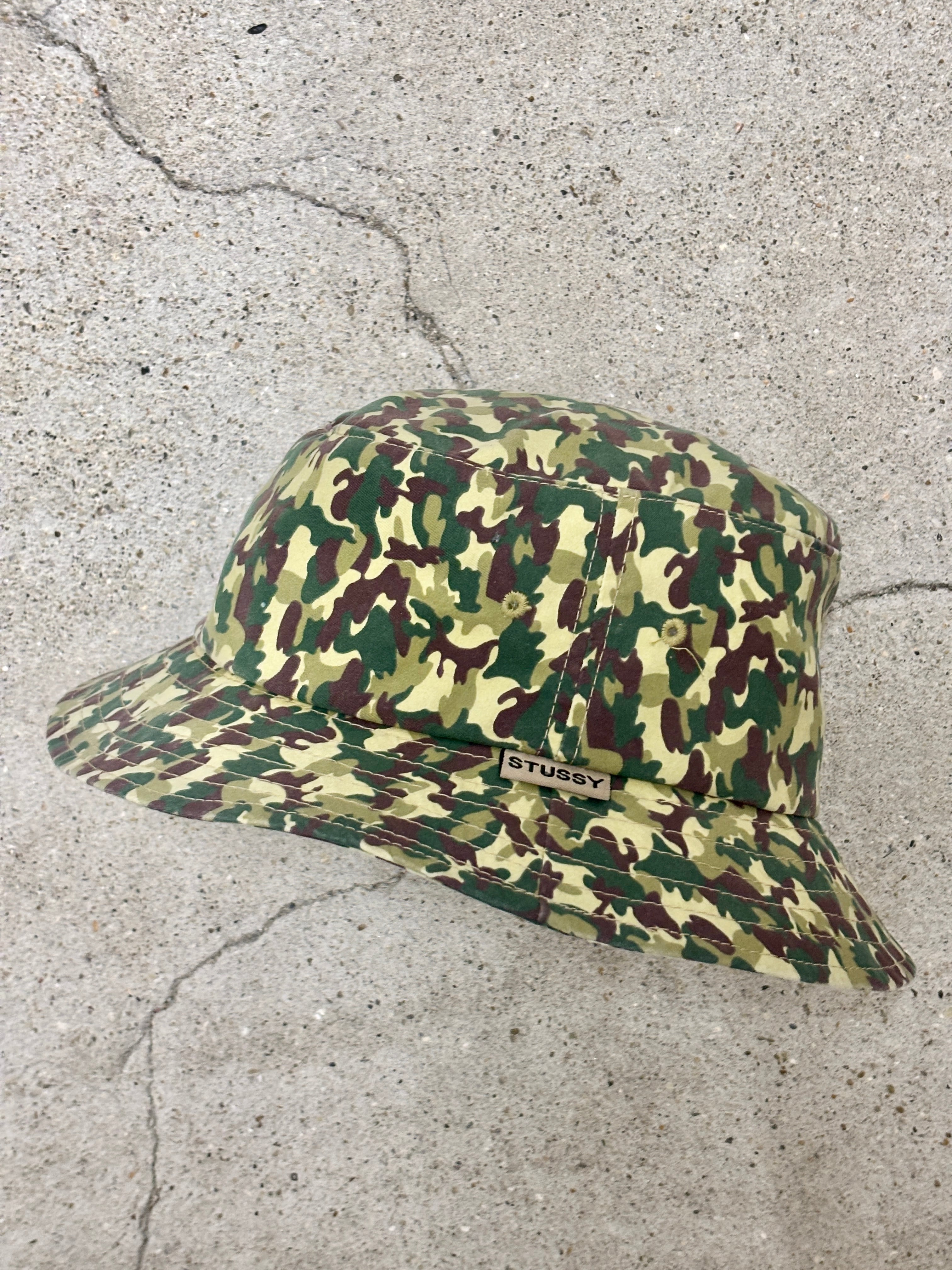 old Stussy SSロゴ バケットハット L/XL モノグラム old Stussy SSロゴ バケットハット L/XL モノグラム