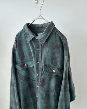 -Private Property- Vintage 80-90s Heavy Flannel Shirt made in USA